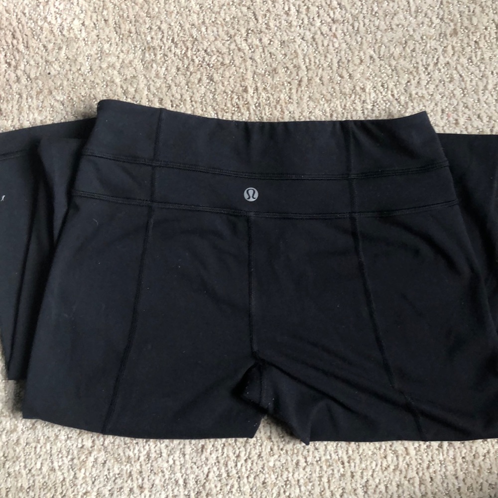 lululemon straight leg leggings (reversible)
